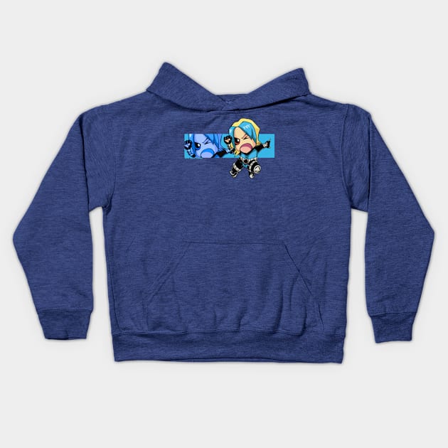 LKS Bursty Kids Hoodie by LKSComic